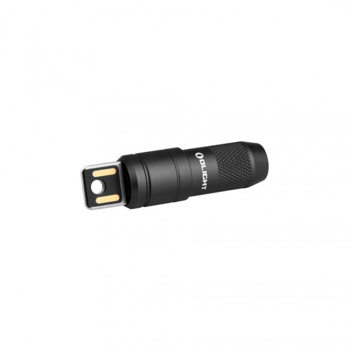 Lanternă breloc Olight iMini 2, încărcare USB-A — vedere laterală