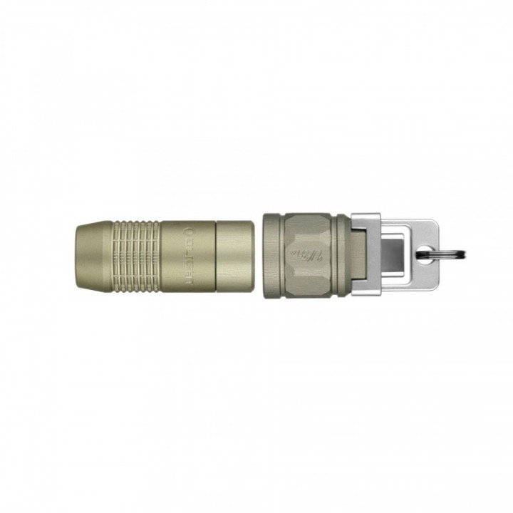 Lanternă breloc Olight iUltra OAL, USB-C — corp detașat de capac