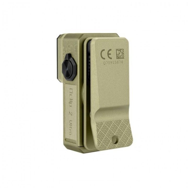 Lanternă cu clemă Olight Oclip 2 Ultra OAL, verde olive — spatele corpului