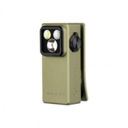 Lanternă cu clemă Olight Oclip Ultra OAL, cu UV — vedere oblică
