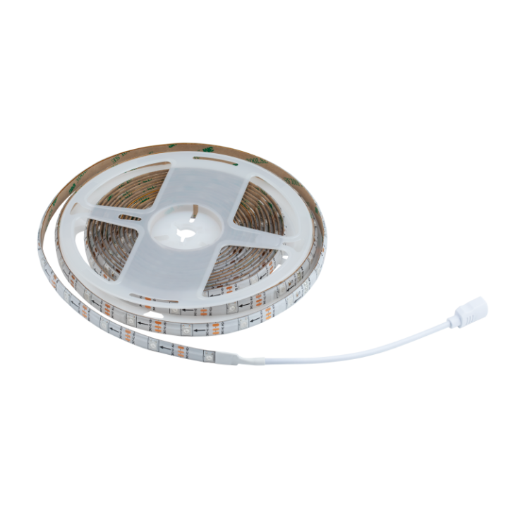 Bandă LED RGB Olight Ostrip, 5 m, control din aplicație — vedere laterală a benzii