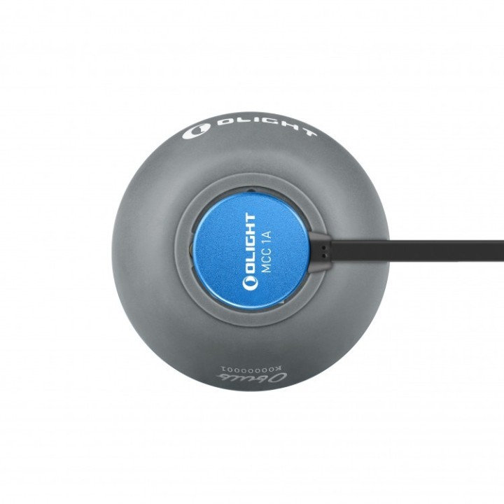 Lampă compactă Olight Obulb cu lumină albă și roșie — încărcare magnetică