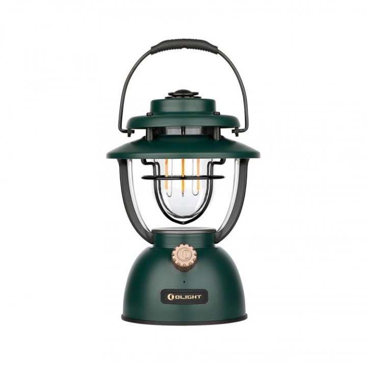 Felinar Olight Olantern Classic 2 Lite, 4 baterii AA — Verde — vedere frontală