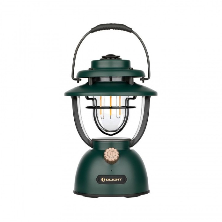 Felinar Olight Olantern Classic 2 Pro cu powerbank — Verde — mâner de suspendare
