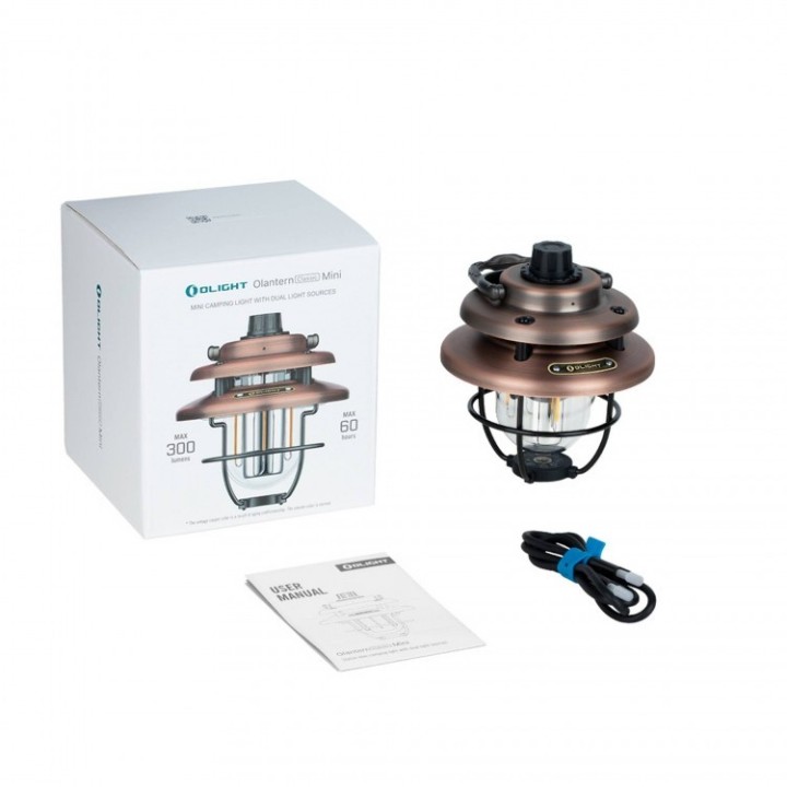 Felinar Olight Olantern Classic Mini cu powerbank — Cupru — pachet