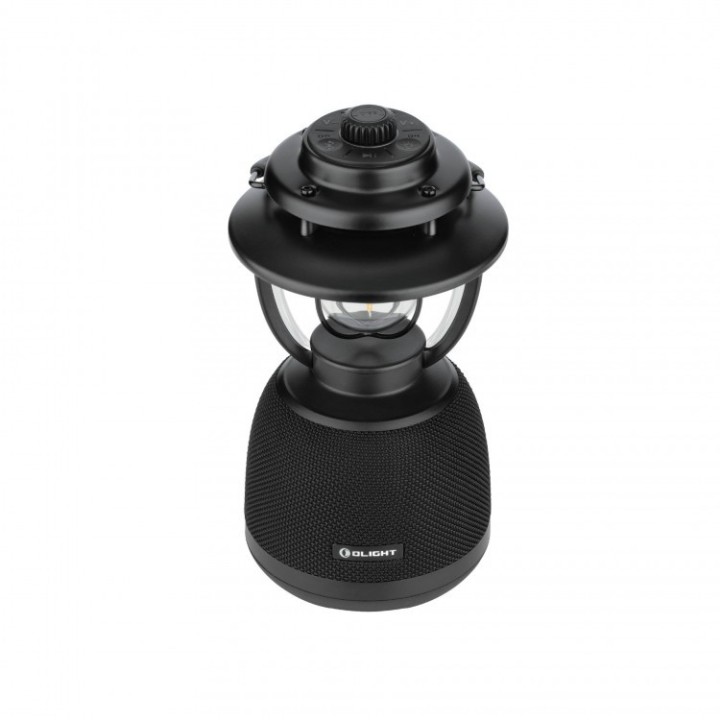 Felinar Olight Olantern Music cu boxă Bluetooth — rotiță și mâner