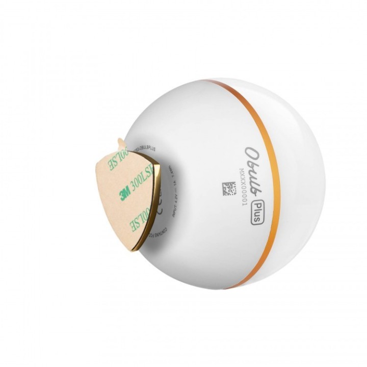 Lampă RGB Olight Obulb Plus cu control din aplicație — Alb — plăcuță adezivă