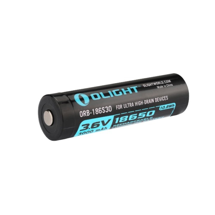 Acumulator Olight 18650, 3.000 mAh, pentru Warrior X — vedere a produsului