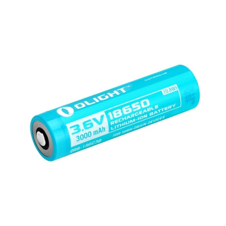 Acumulator Olight 18650 dedicat H2R, 3.000 mAh — vedere a produsului