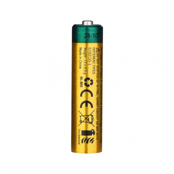 Set 12 acumulatori Olight AAA NiMH, 950 mAh — detaliu și utilizare