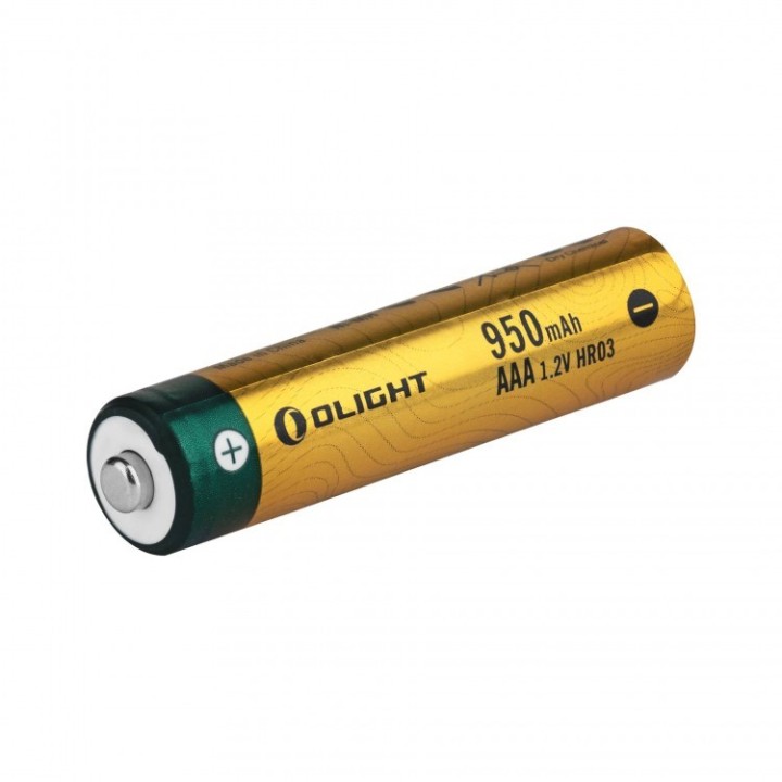 Set 12 acumulatori Olight AAA NiMH, 950 mAh — detaliu și utilizare