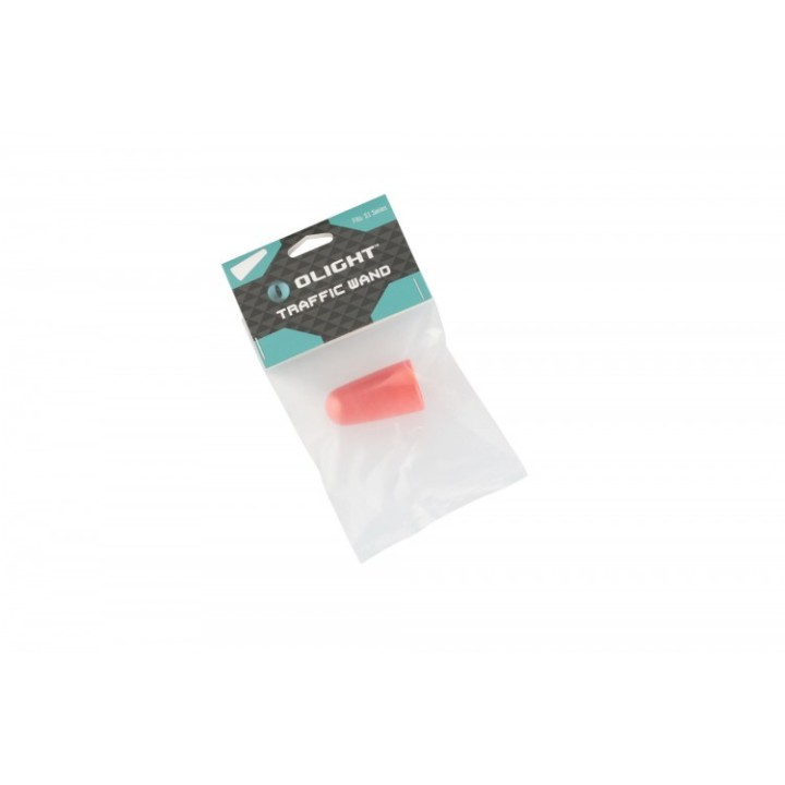 Con difuzor portocaliu Olight, compatibilitate 21 mm — detaliu și utilizare