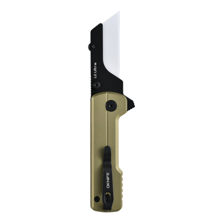Cutter Oknife U1 Ultra, verde măsliniu — vedere a produsului