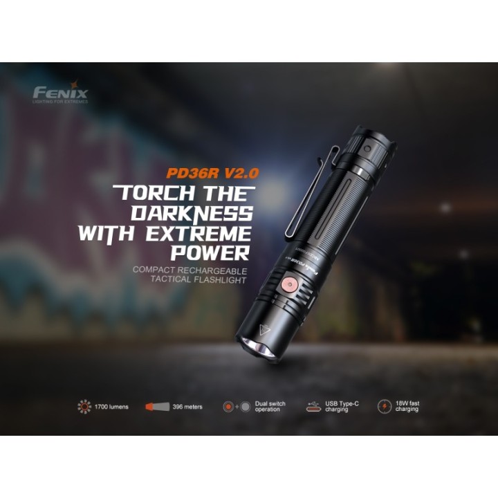 Fenix PD36R V2.0 – detaliu 4