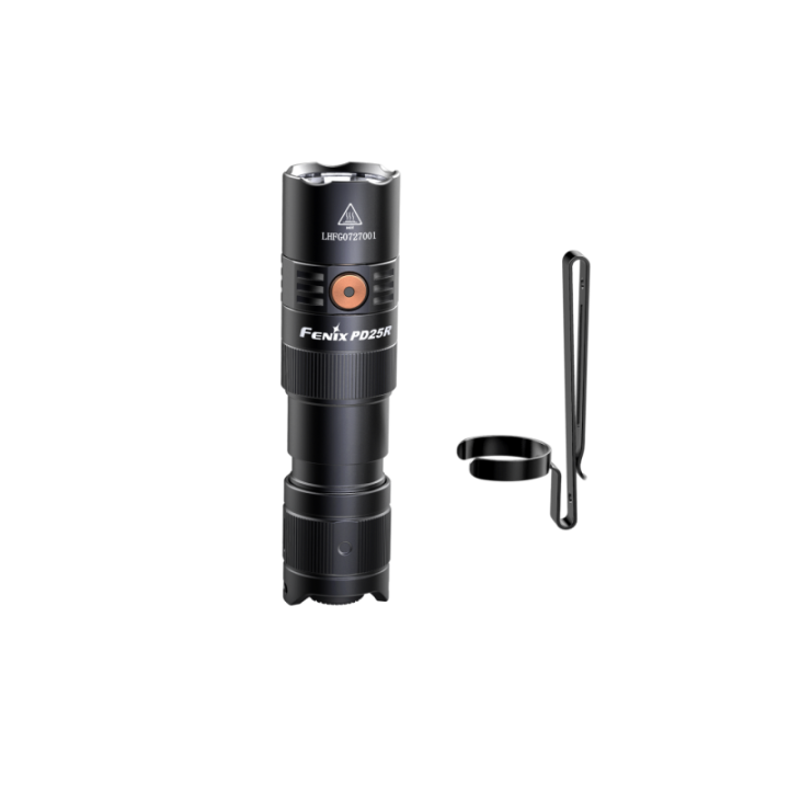 Fenix PD25R Black – detaliu 2