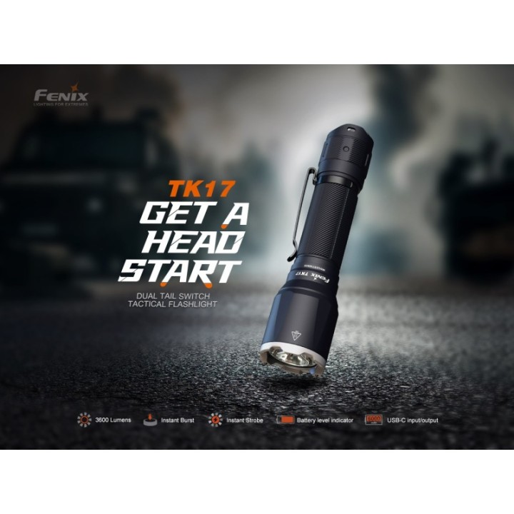 Fenix TK17 Black – detaliu 4
