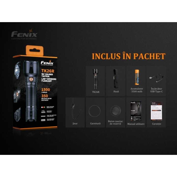 Fenix TK26R – detaliu 4