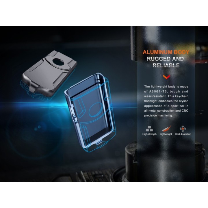 Fenix E03R V2.0 – Grey – detaliu/prezentare 5