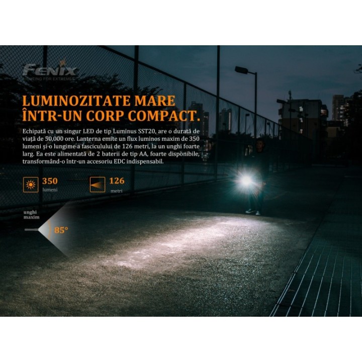 Fenix E20 V2.0 – detaliu/prezentare 3