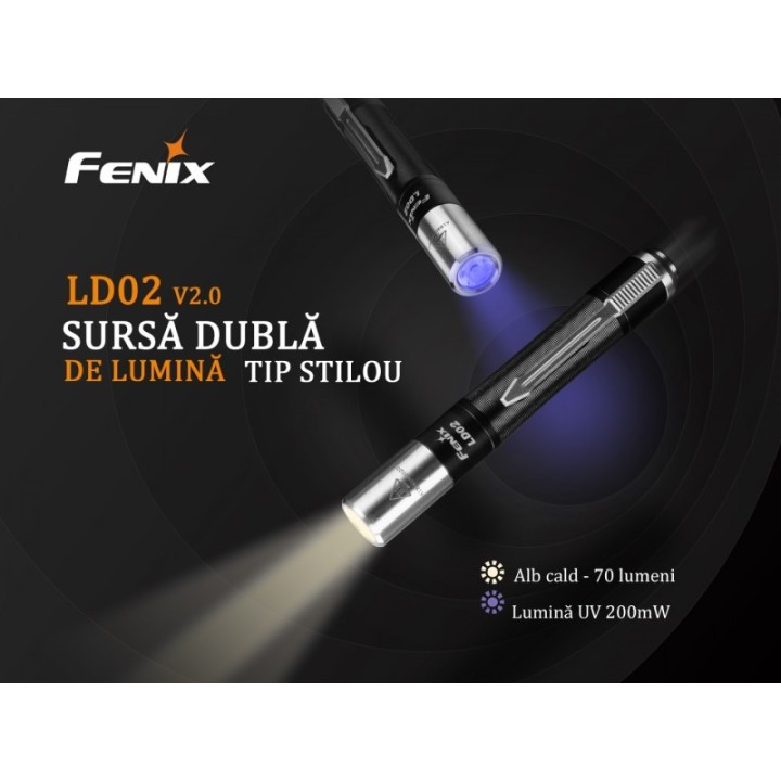 Fenix LD02 V2.0 – detaliu/prezentare 2