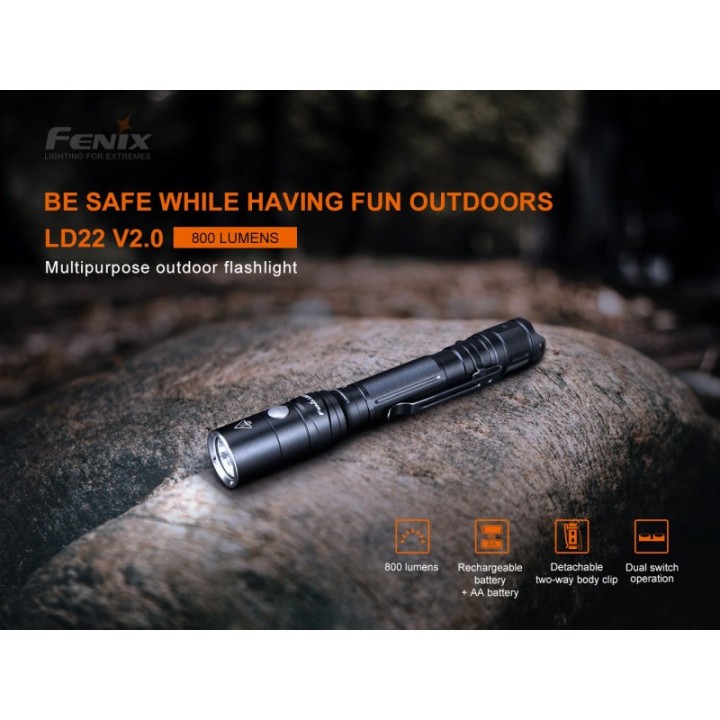 Fenix LD22 V2.0 – detaliu/prezentare 2