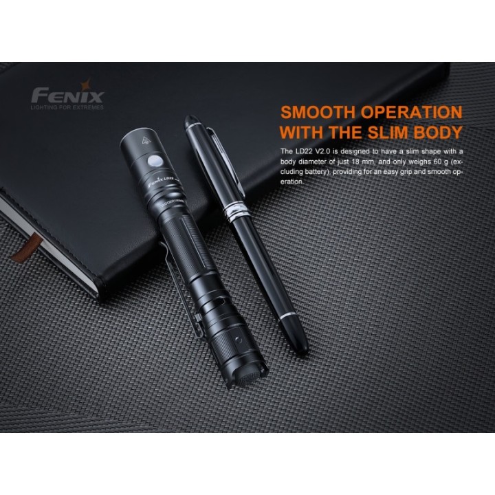 Fenix LD22 V2.0 – detaliu/prezentare 4