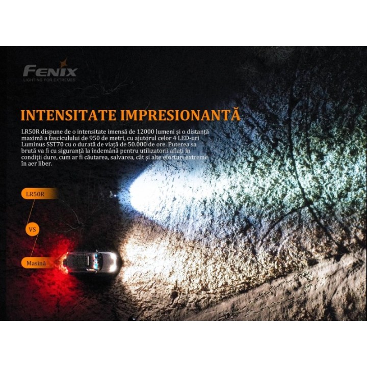 Fenix LR50R – detaliu/prezentare 3