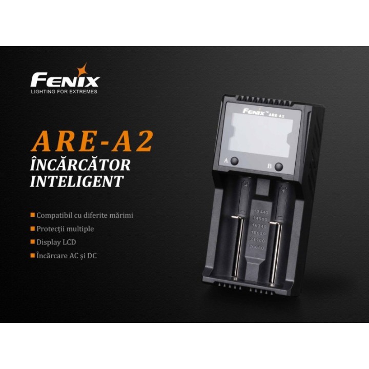 Încărcător Fenix ARE-A2, 2 canale — detaliu 1