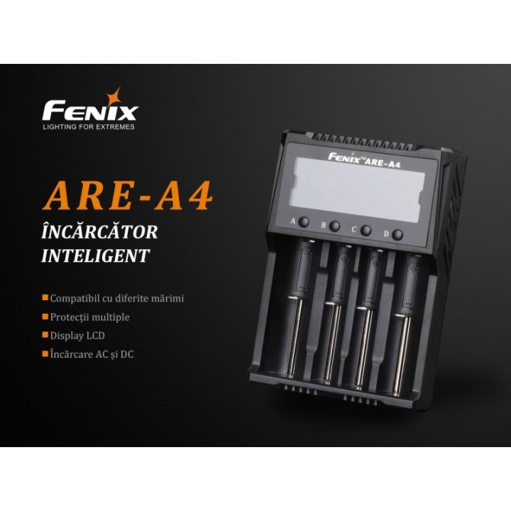 Încărcător Fenix ARE-A4, 4 canale — detaliu 1