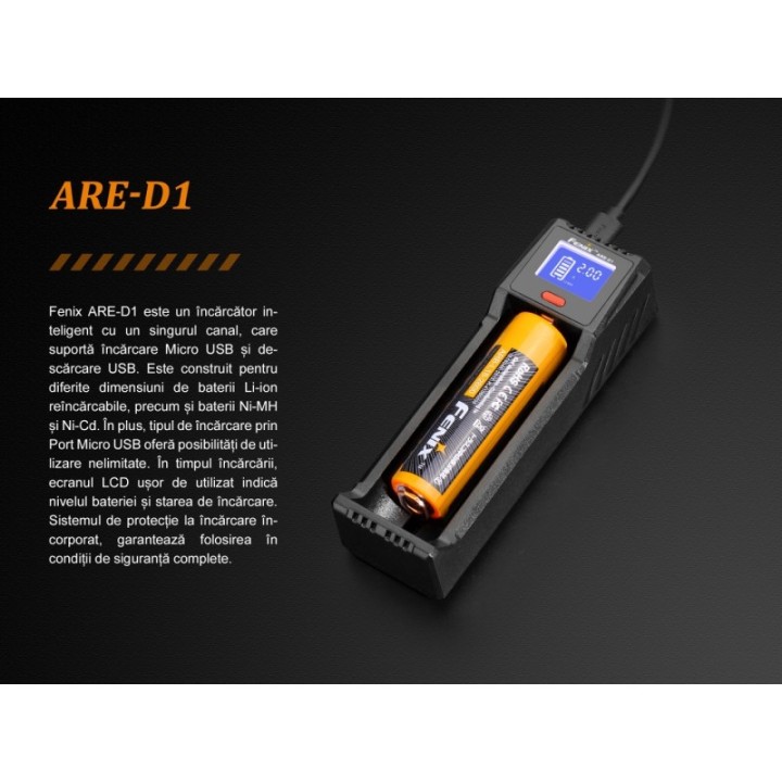 Încărcător Fenix ARE-D1, 1 canal — detaliu 2