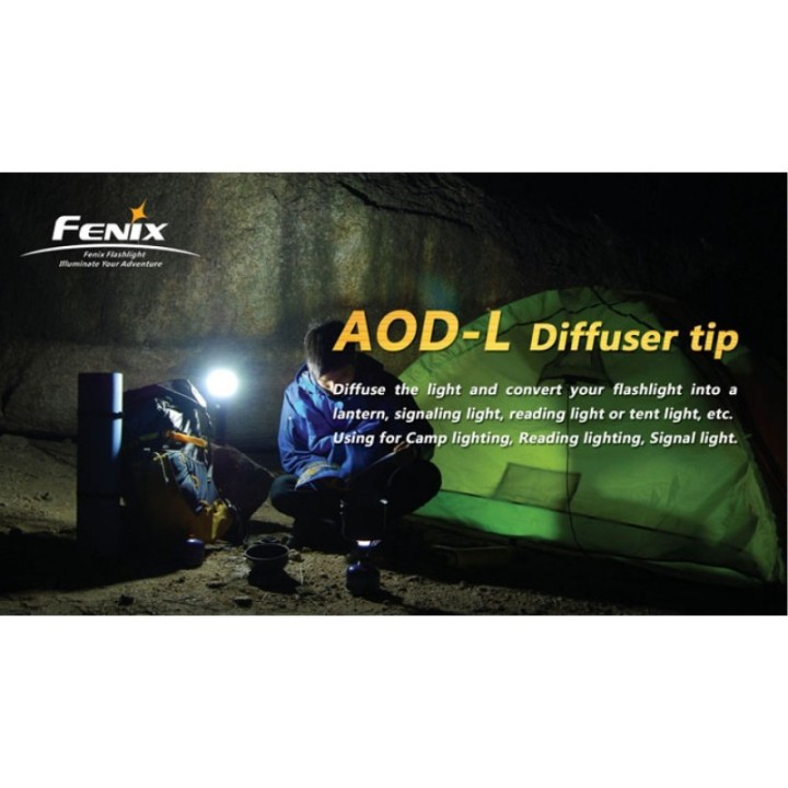 Difuzor Fenix AOD-L pentru lanternă — detaliu 2