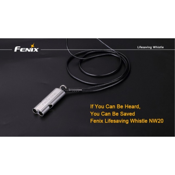 Fluier Fenix NW20 din oțel inoxidabil — detaliu 1