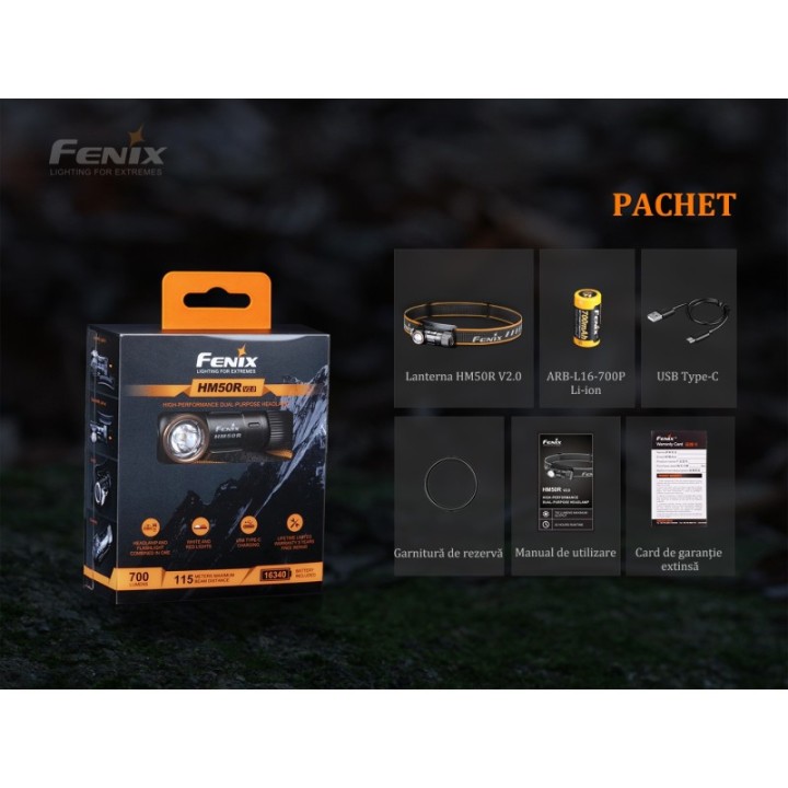 Fenix HM50R V2.0 – detaliu 5