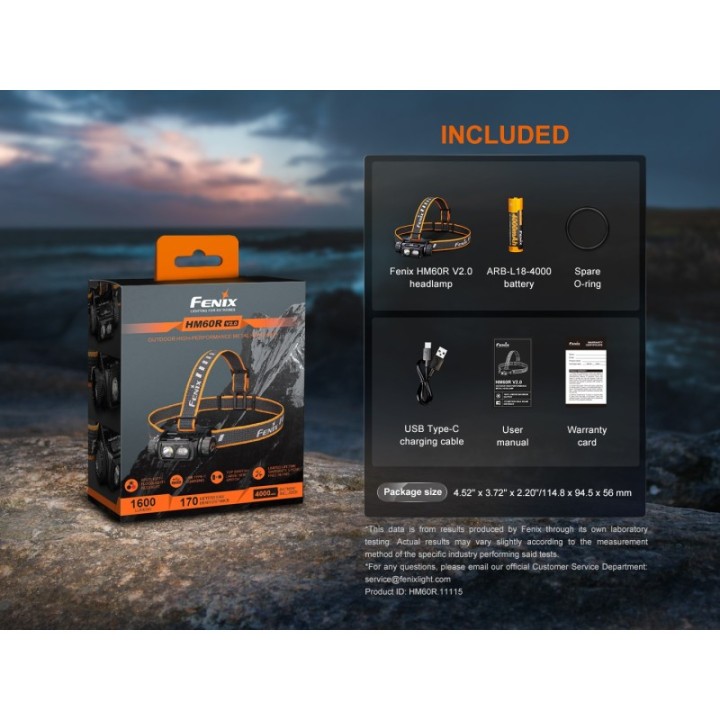 Fenix HM60R V2.0 – detaliu 5