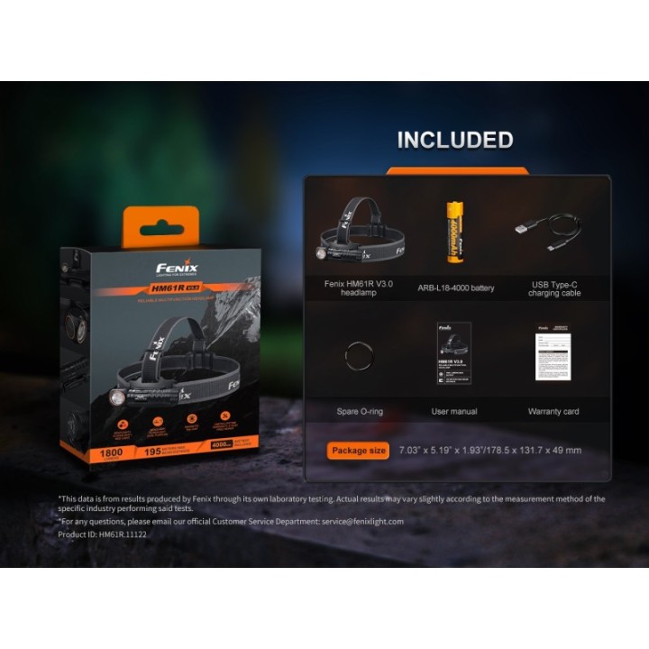 Fenix HM61R V3.0 – detaliu 5