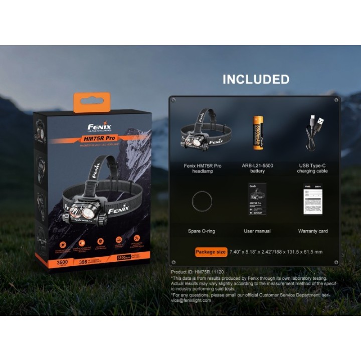 Fenix HM75R PRO – detaliu 5