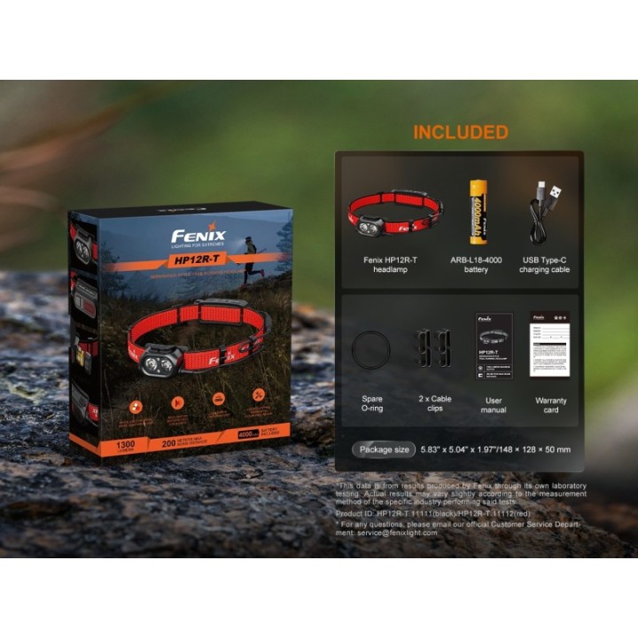 Fenix HP12R-T Red – detaliu 4