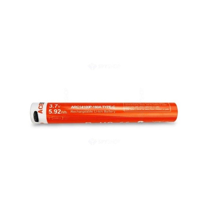 Acumulator Acebeam 14100P-1600A, 1600 mAh, 3.7 V, USB-C