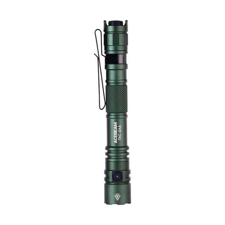 Lanternă Acebeam TAC 2AA verde, 1600 lm, 181 m