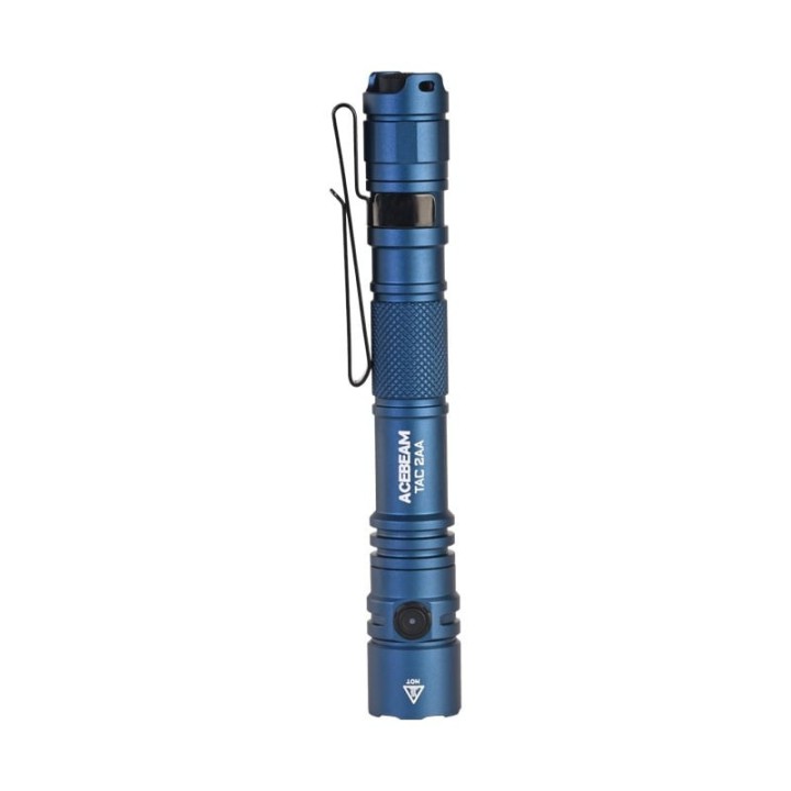 Lanternă Acebeam TAC 2AA albastru, 1400 lm, 304 m
