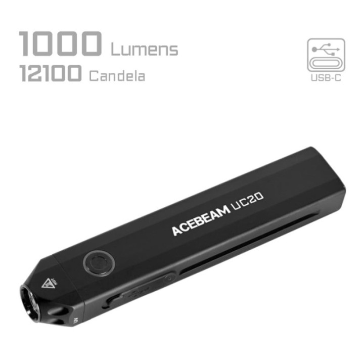 Acebeam UC20 BLACK – Vedere generală negru