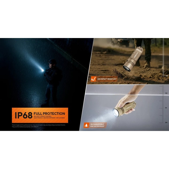 X20-R – rezistență IP68 și impact, Desert