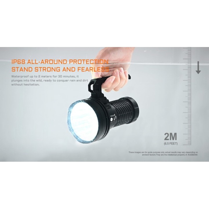 Acebeam X25 BATTERY HOLDER VERSION – Protecție IP68