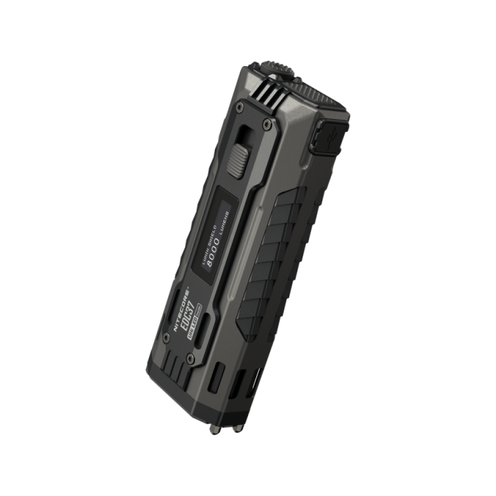Nitecore EDC37 — lanternă USB-C cu OLED, 8000 lm, 420 m — vedere principală