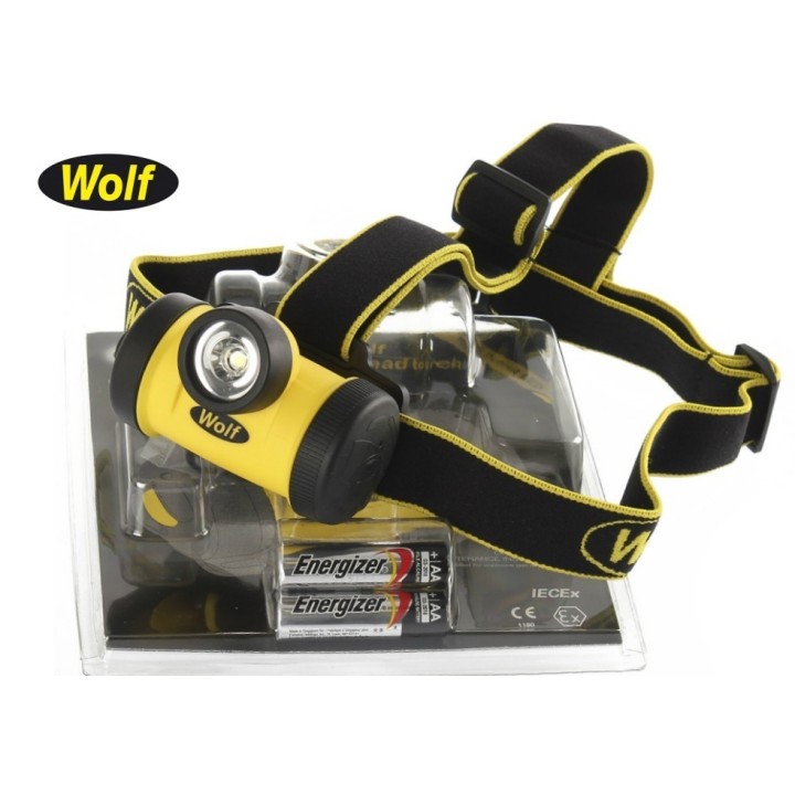 Wolf HT650 - ATEX Zona 0, Lanterna frontala