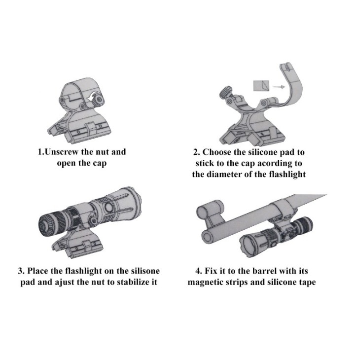 Klarus FM2 - Prindere magnetica pentru lanterna Klarus - 6