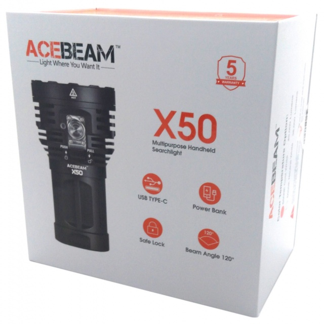 Acebeam X50CRI - Lanterna reincarcabila 21000 lumeni Acebeam - 13