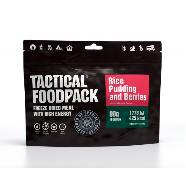 Tactical Foodpack Rice Pudding and Berries 90g - Mancare liofilizata - 1