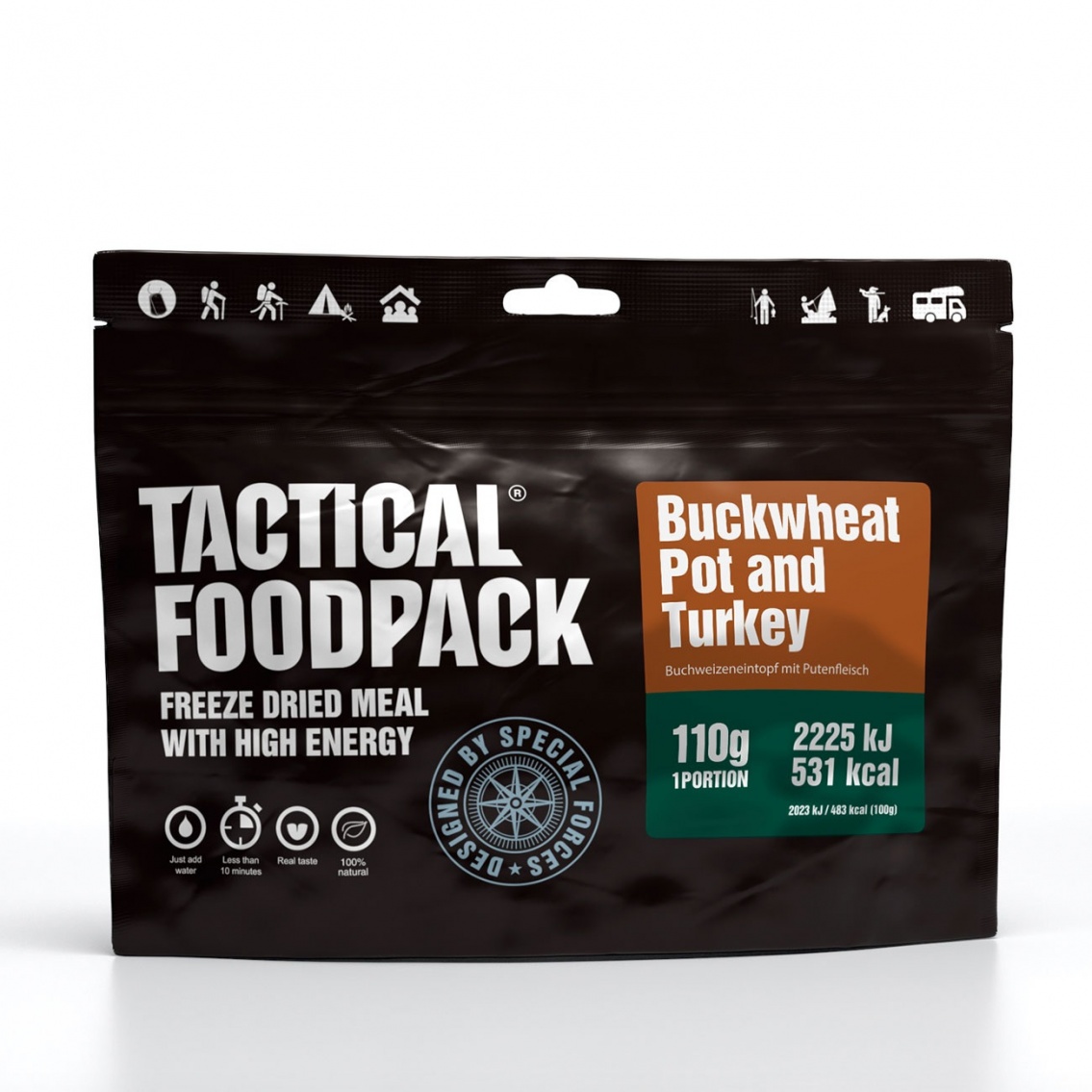 Tocana de hrisca cu pulpa de curcan Tactical Foodpack - 1