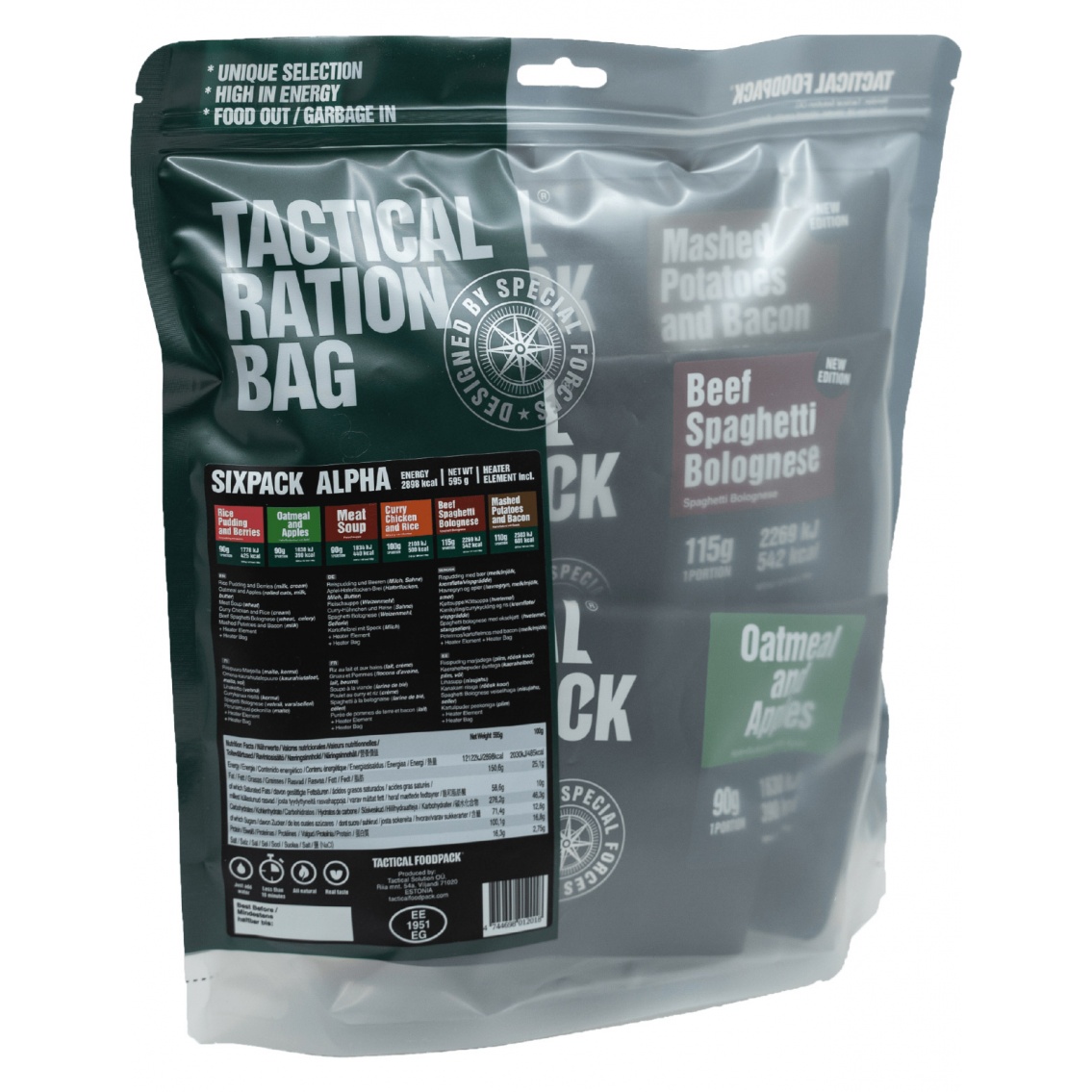 Tactical Foodpack Tactical Sixpack Alpha 595g - Mancare liofilizata - 1
